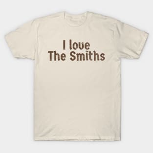 i love the smiths - retro T-Shirt